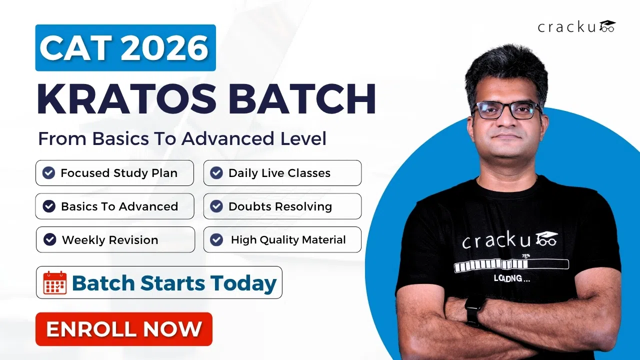 Cracku's CAT 2026 Kratos Batch, Details, Start Date, Features