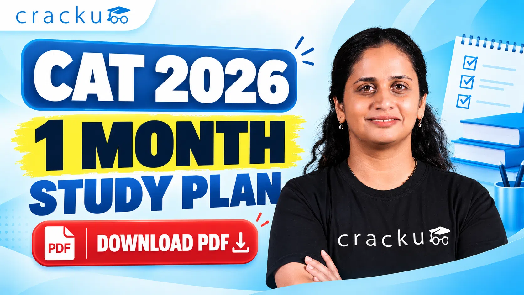 CAT 1 Month Study Plan 2026: Mocks, PYQs & Revision Tips