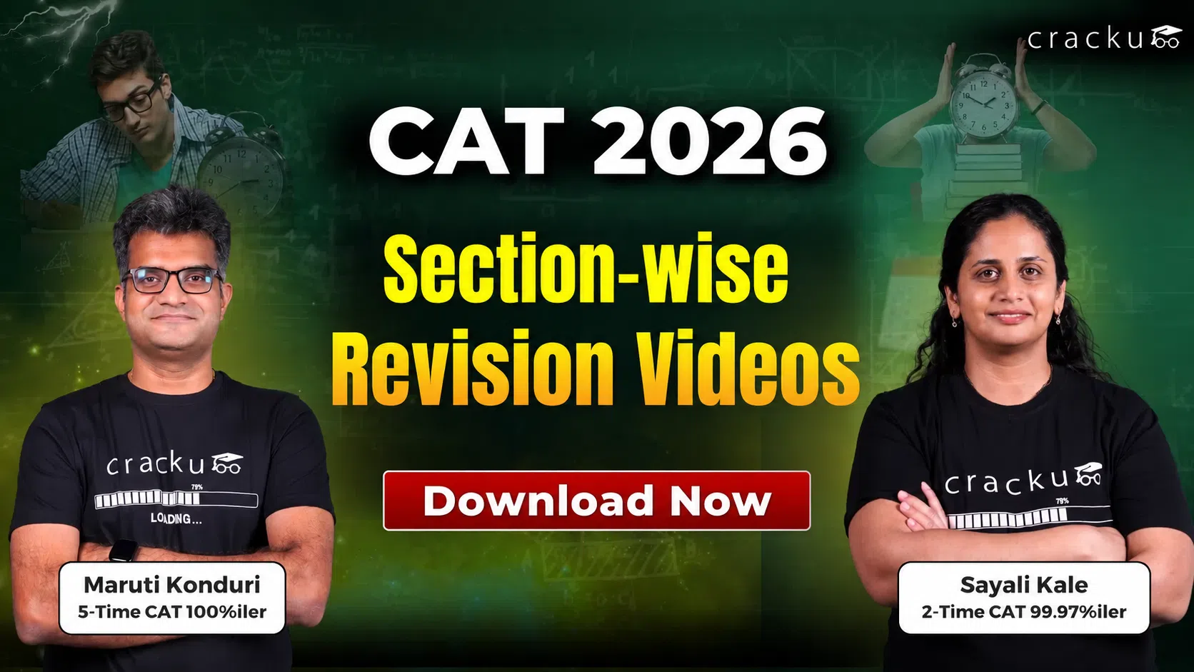 CAT 2026 Revision Videos by Maruti Sir & Sayali Mam