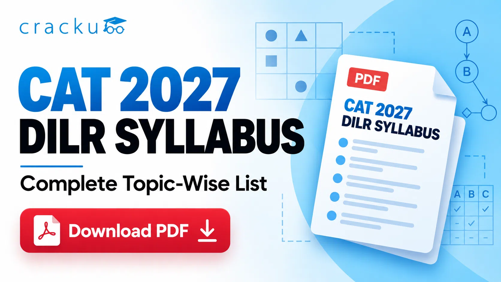 CAT 2027 DILR Syllabus: Important Topics, Pattern & Weightage image