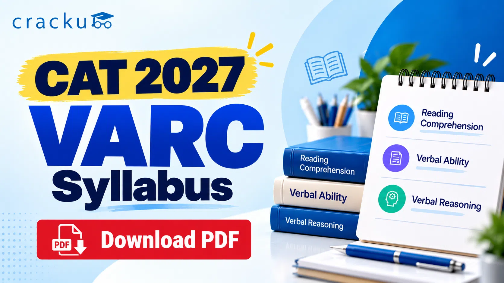 CAT 2027 VARC Syllabus: Topics, Weightage & Exam Pattern image