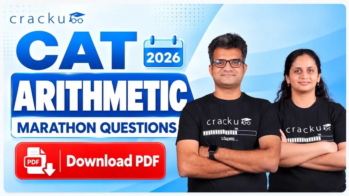 CAT Arithmetic Marathon Questions 2026 with Solutions PDF (Part 2)
