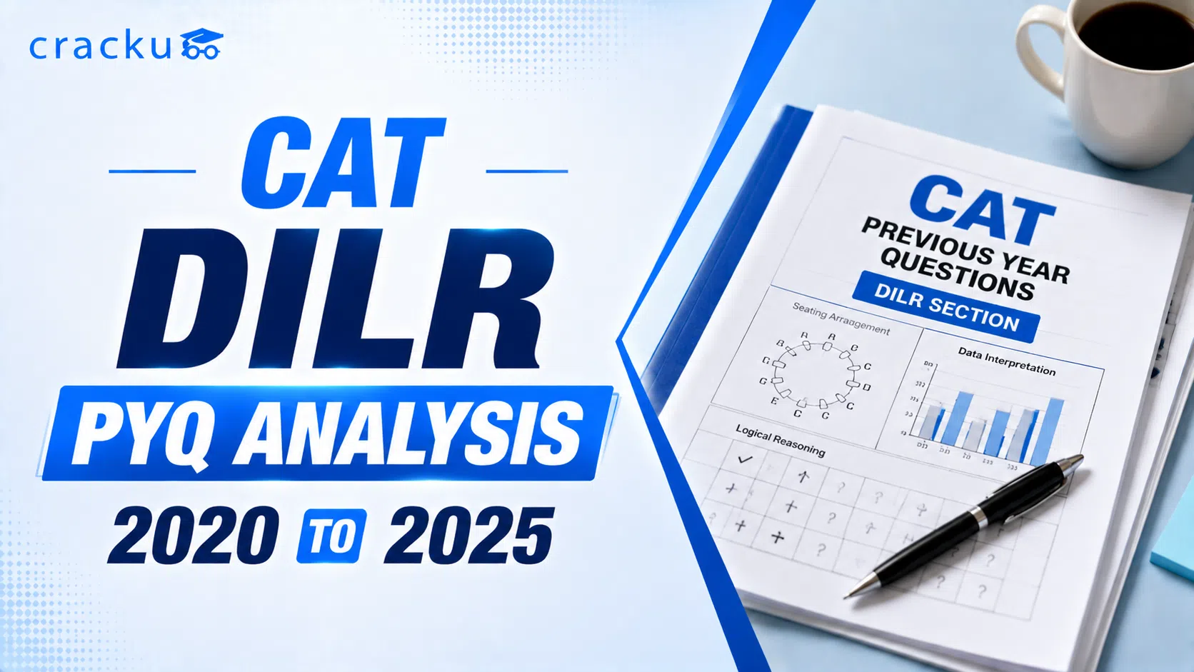 CAT DILR PYQ Analysis 2020 to 2025: Topic-wise Weightage