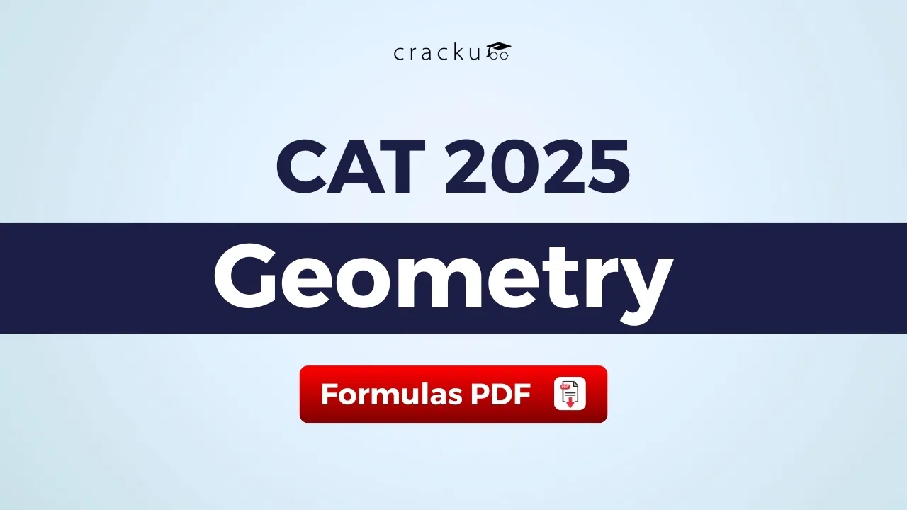 Geometry Formulas For CAT, Download Free  PDF