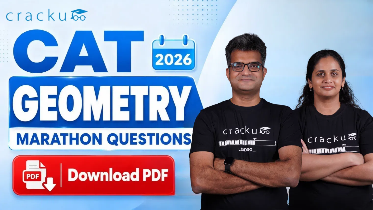 CAT Geometry Marathon Questions 2026 PDF & Video Solutions