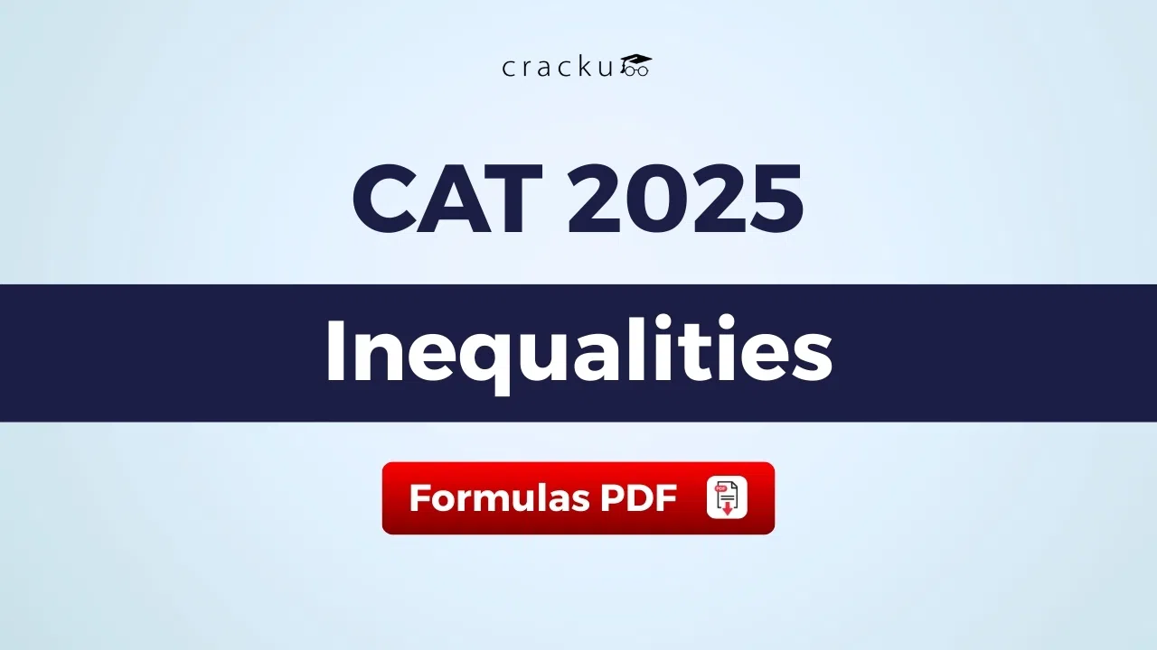 CAT Inequalities Formula PDF, Check & Download Now