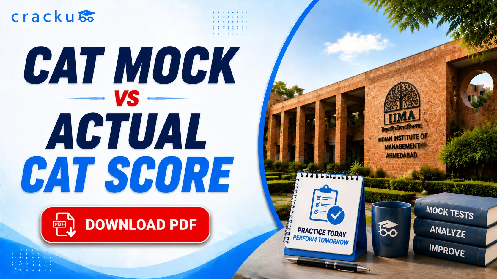 CAT Mock Score vs Actual CAT Score: Complete Analysis 2026 image