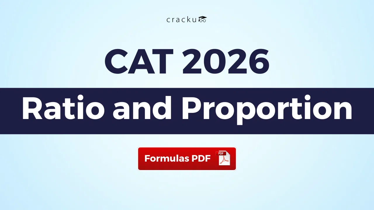 Ratio and Proportion Formulas for CAT, Download PDF