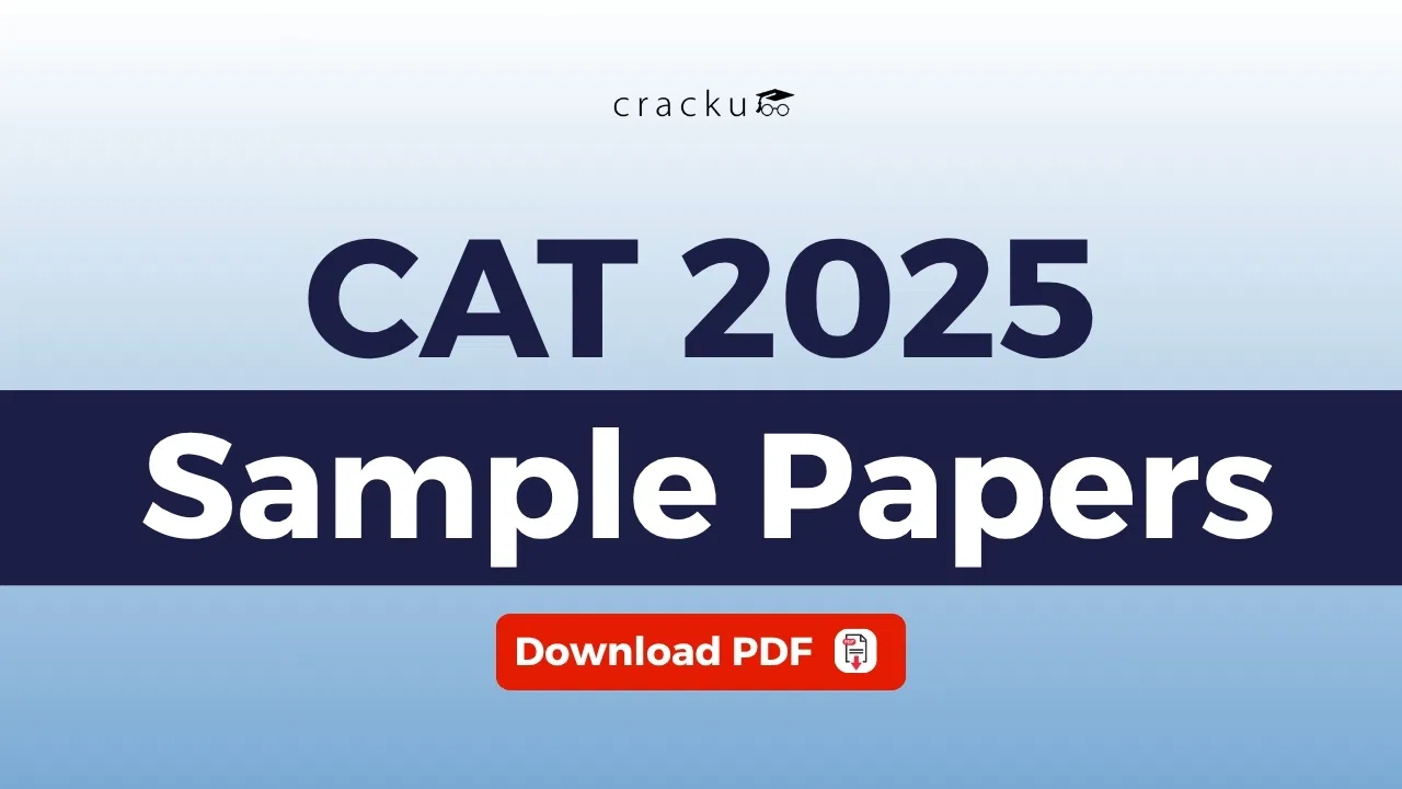 CAT Sample Paper 2025, Free Practice Tests, Download PDF image