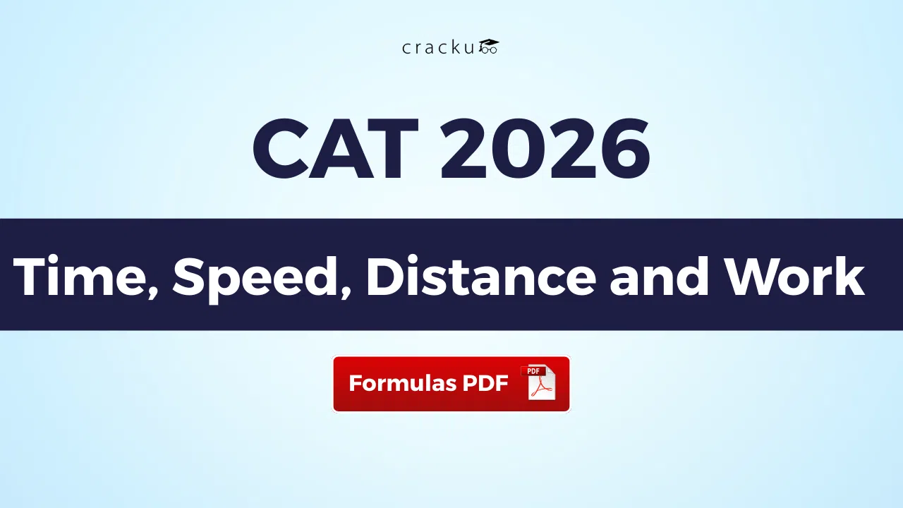 Time, Speed, Distance and Work Formula PDF, Check Now