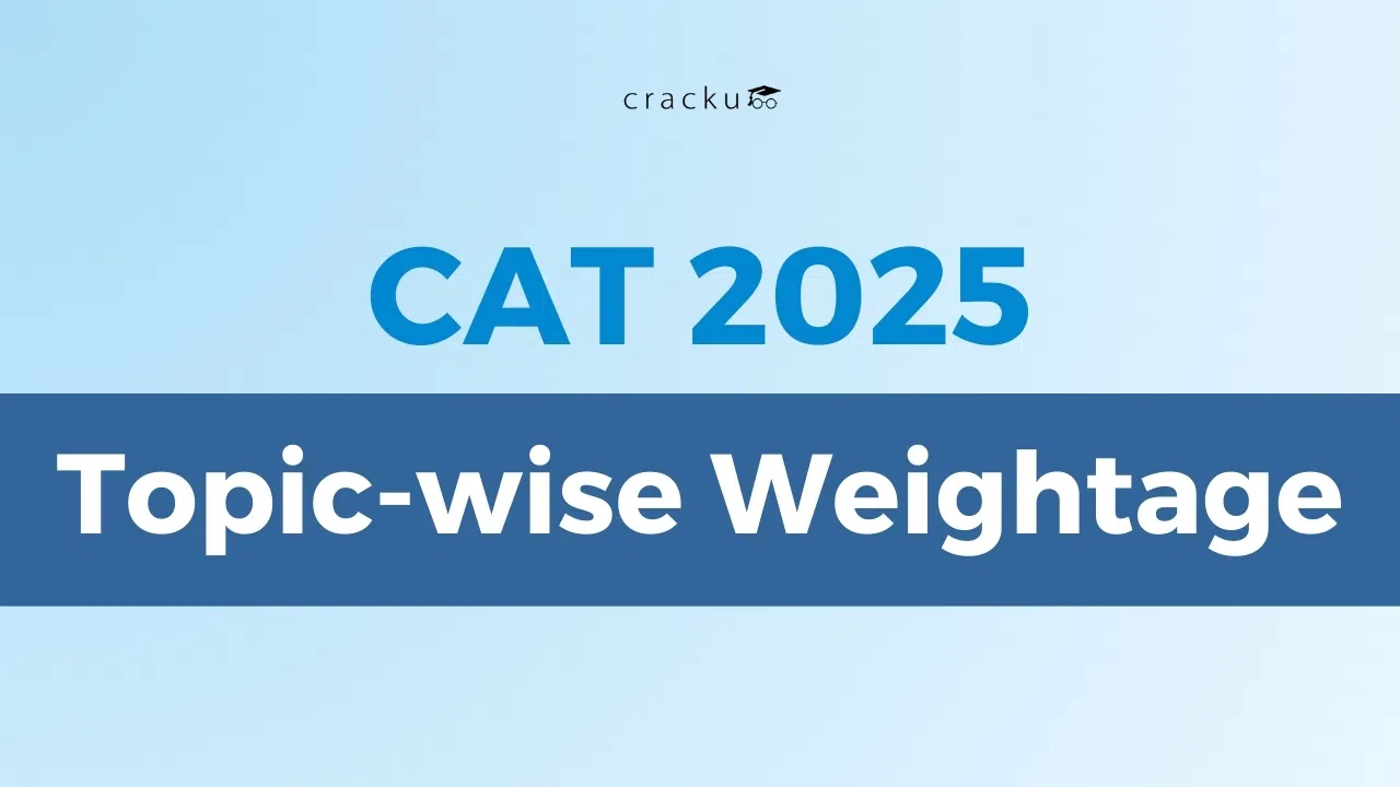 CAT Topic-Wise Weightage 2025, High-Scoring Important Topics