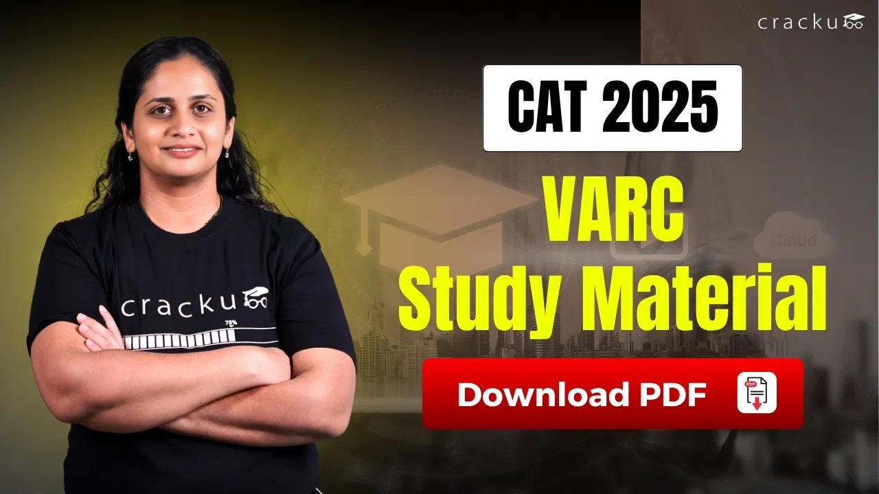 CAT VARC Study Material 2025, Cheat Sheet, Questions PDF image
