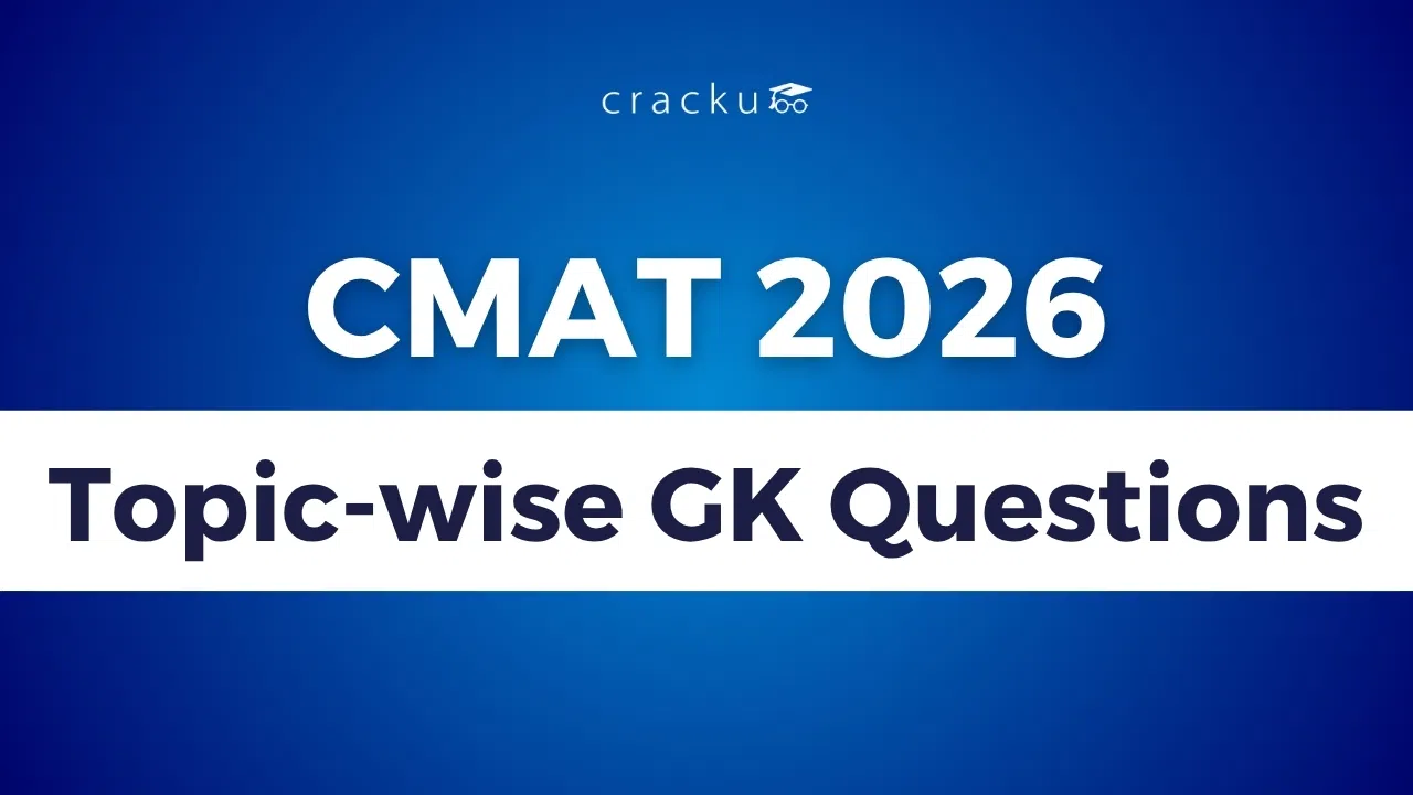 1000+ CMAT GK Questions, Topic-wise Questions with PDF image