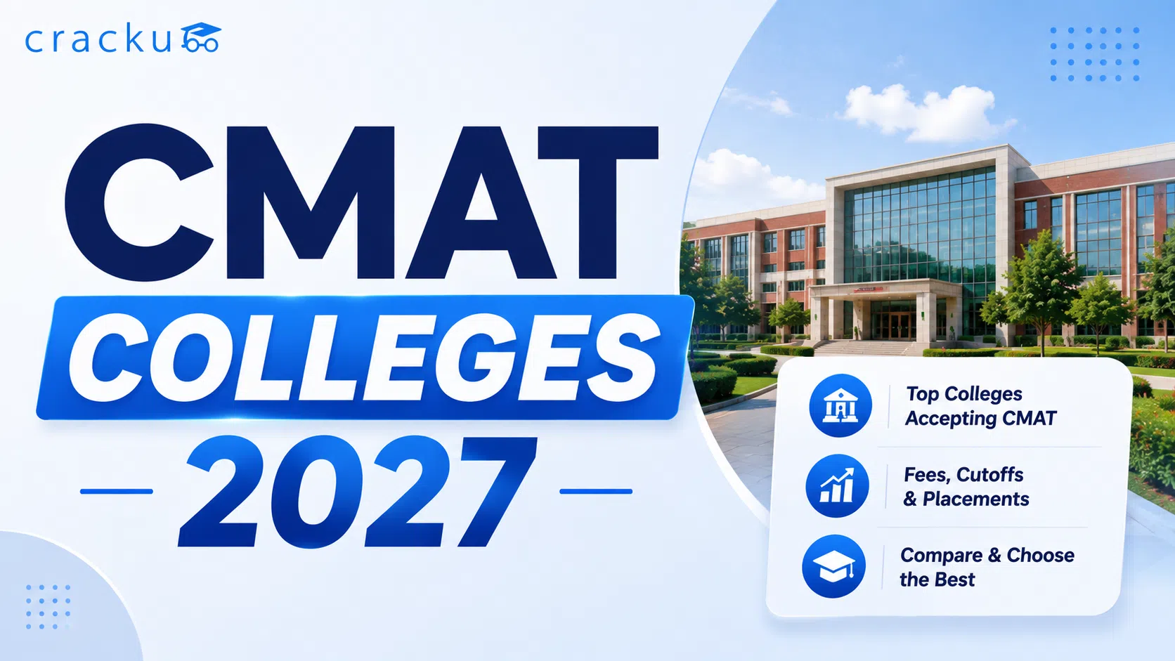 CMAT Colleges 2027, Placements, Cutoffs, Fees