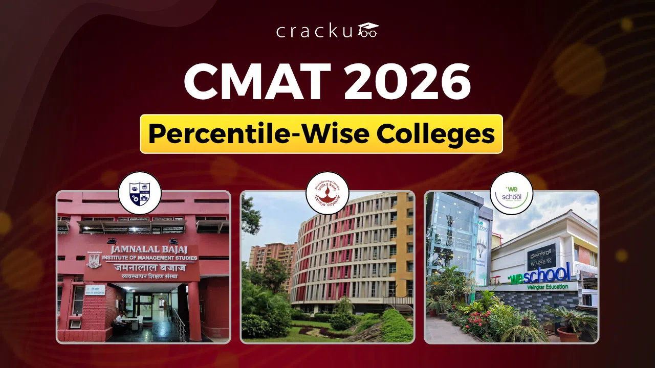 CMAT Percentile-wise Colleges 2026,  Check Expected Cut-off
