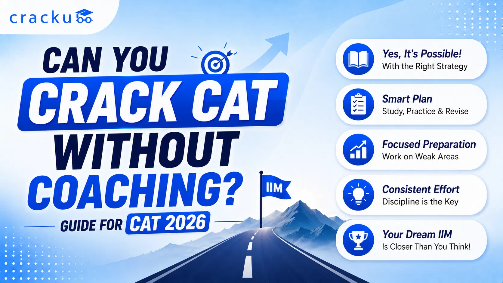 Can You Crack CAT Without Coaching? Guide for CAT 2026 image