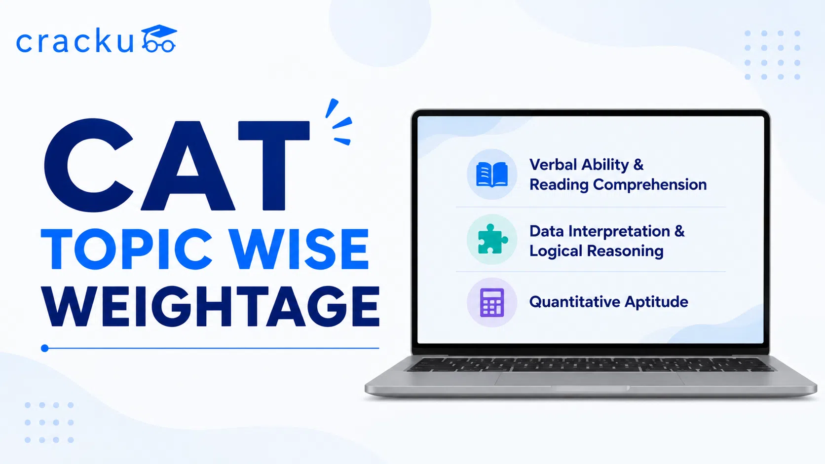 CAT Topic-wise Weightage 2026, Section-wise Important Topics