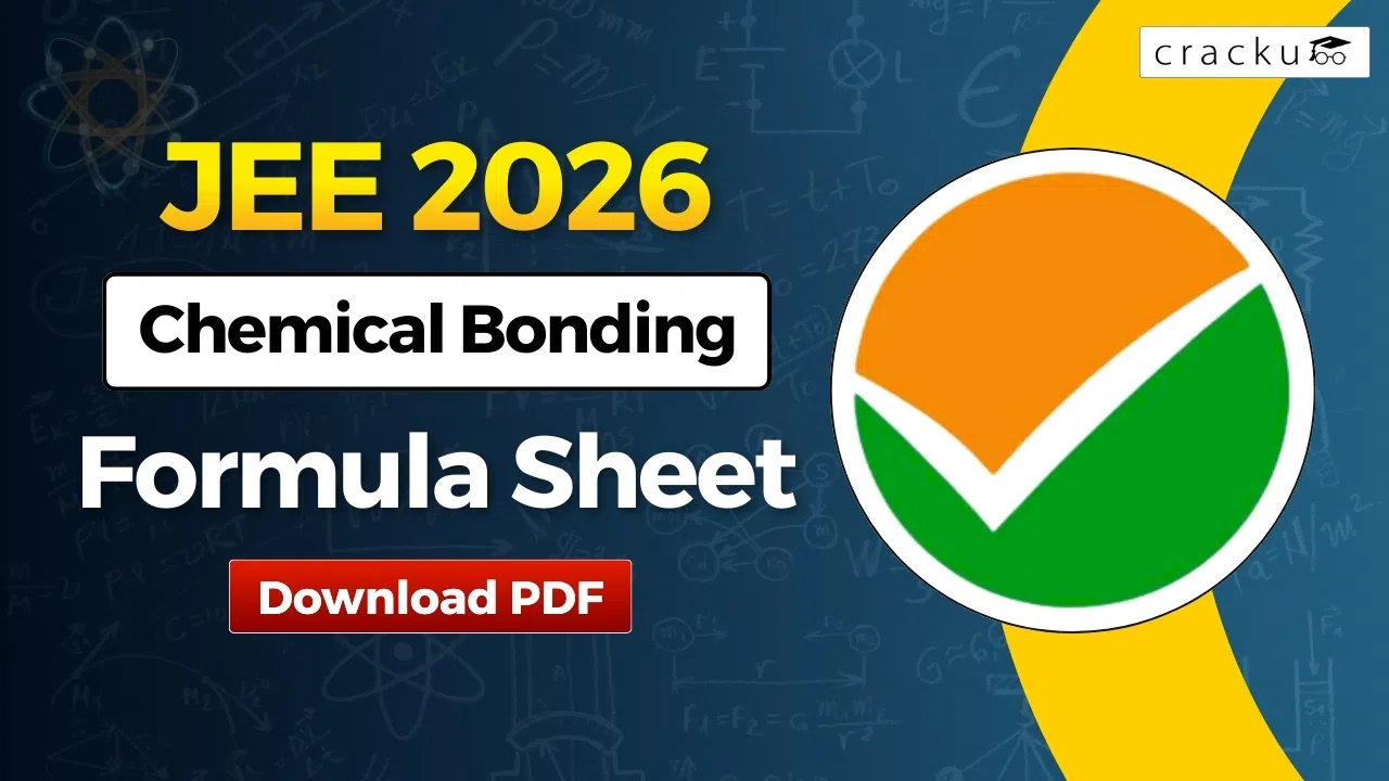 Chemical Bonding Formulas For JEE 2026, Download PDF Now