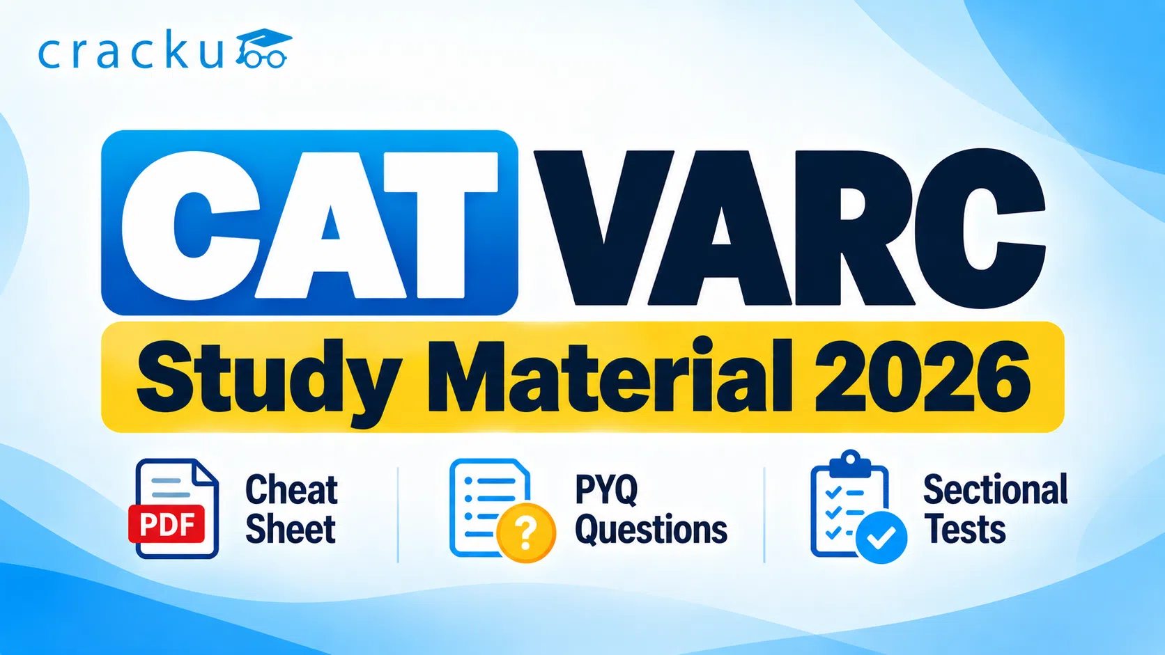 CAT VARC Study Material 2026, Cheat Sheet, Questions PDF
