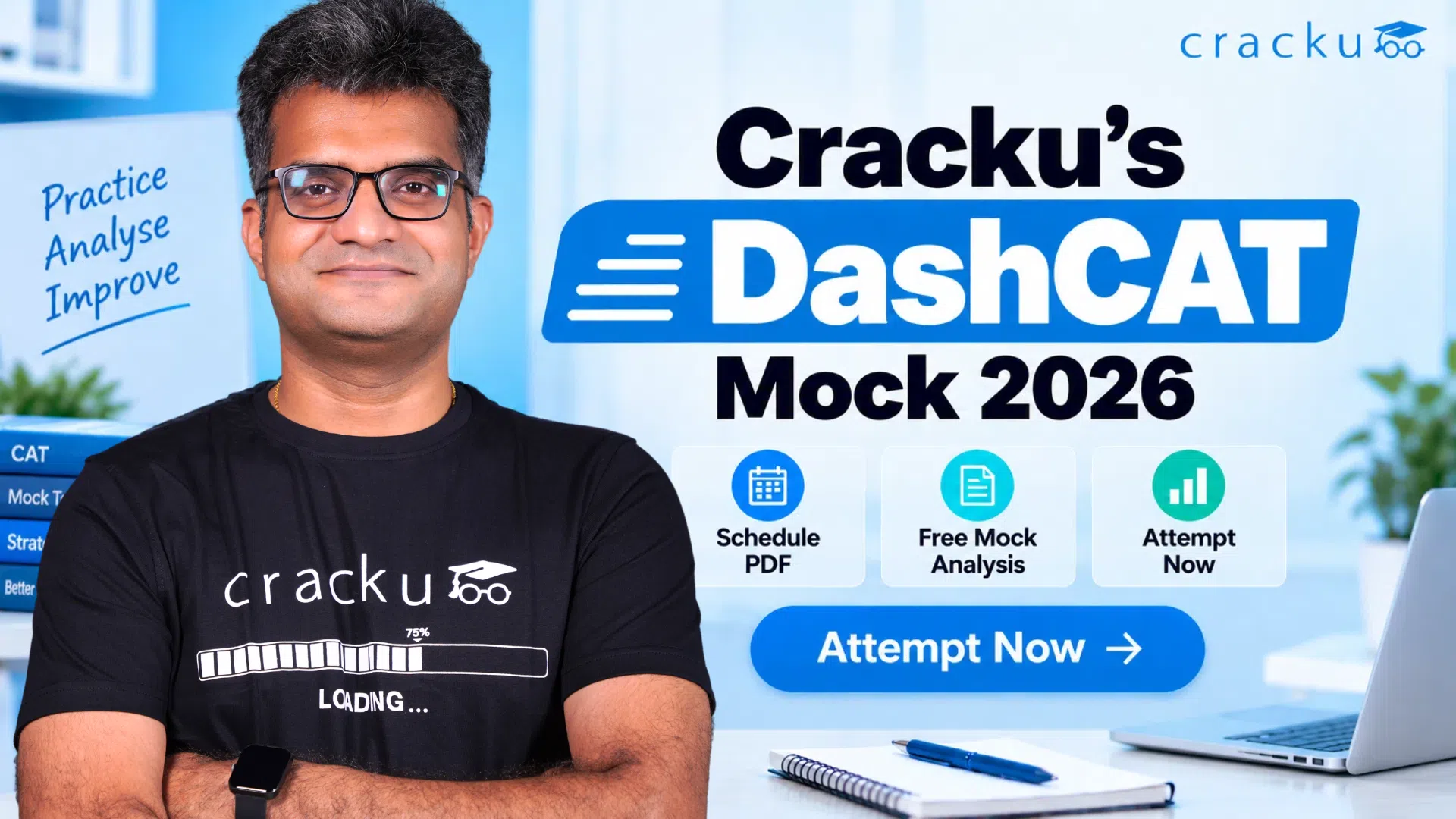 Cracku DashCAT Mocks 2026: Schedule, Analysis & Free Mocks image