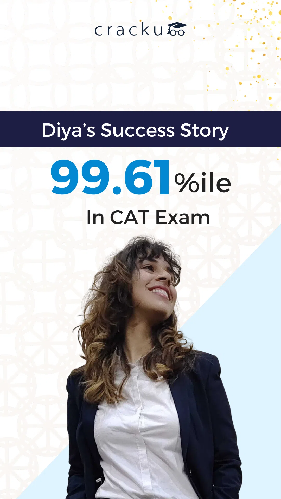 Diya Pathak - 99.61%ile in CAT 2023