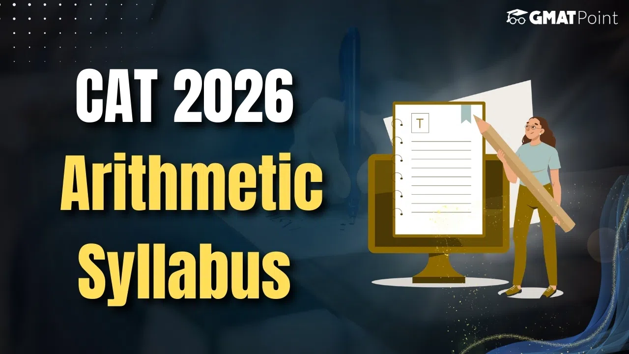 CAT Arithmetic Syllabus 2026, Important Topics, Formula PDF image
