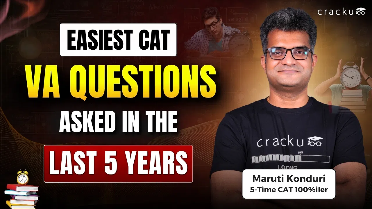 Easiest CAT VA Questions Asked in the Last 5 Years, Check Now