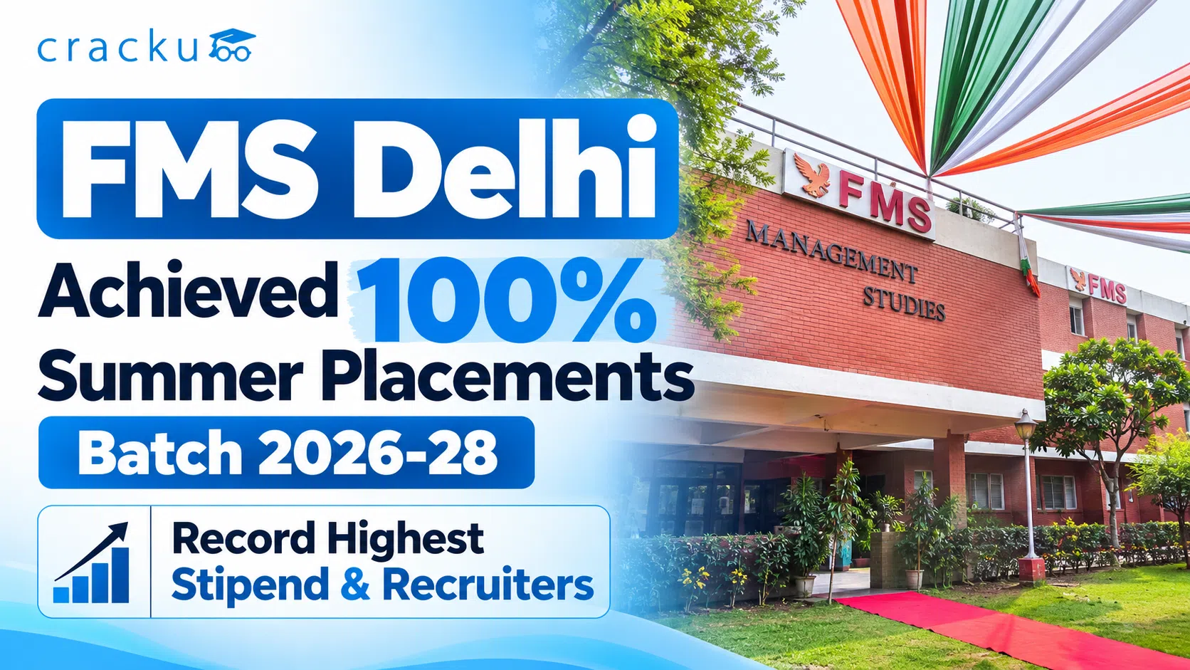 FMS Delhi Achieves 100% Summer Placements: Record Stipend