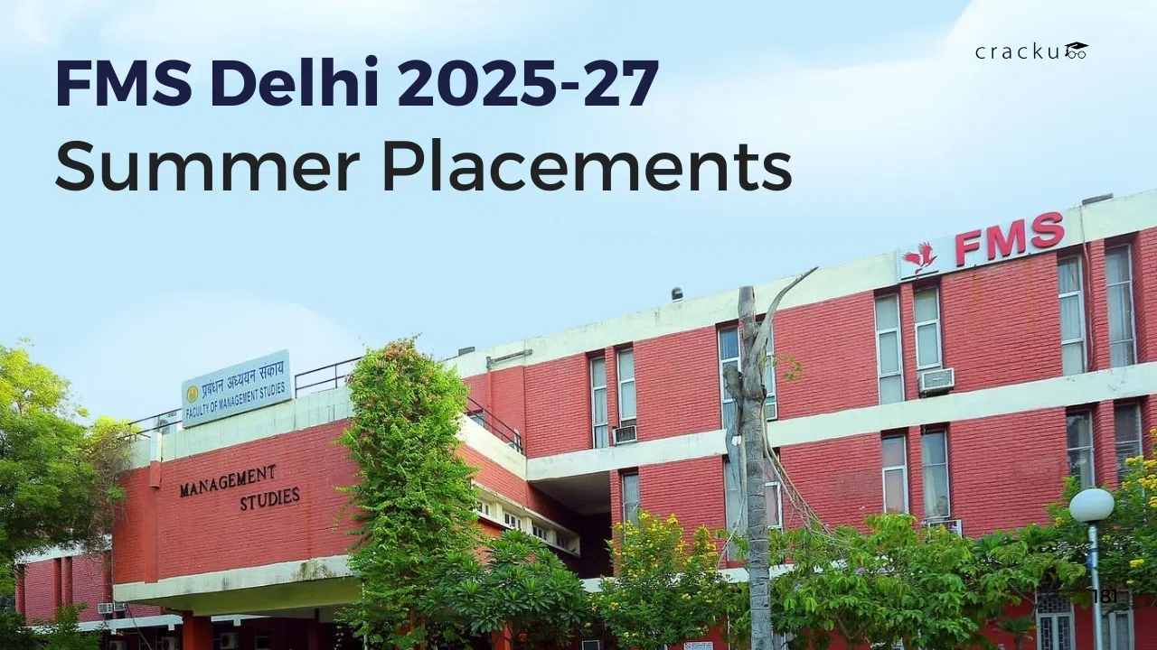 FMS Delhi Summer Placements 2025-27, Average Stipend 3.42L image