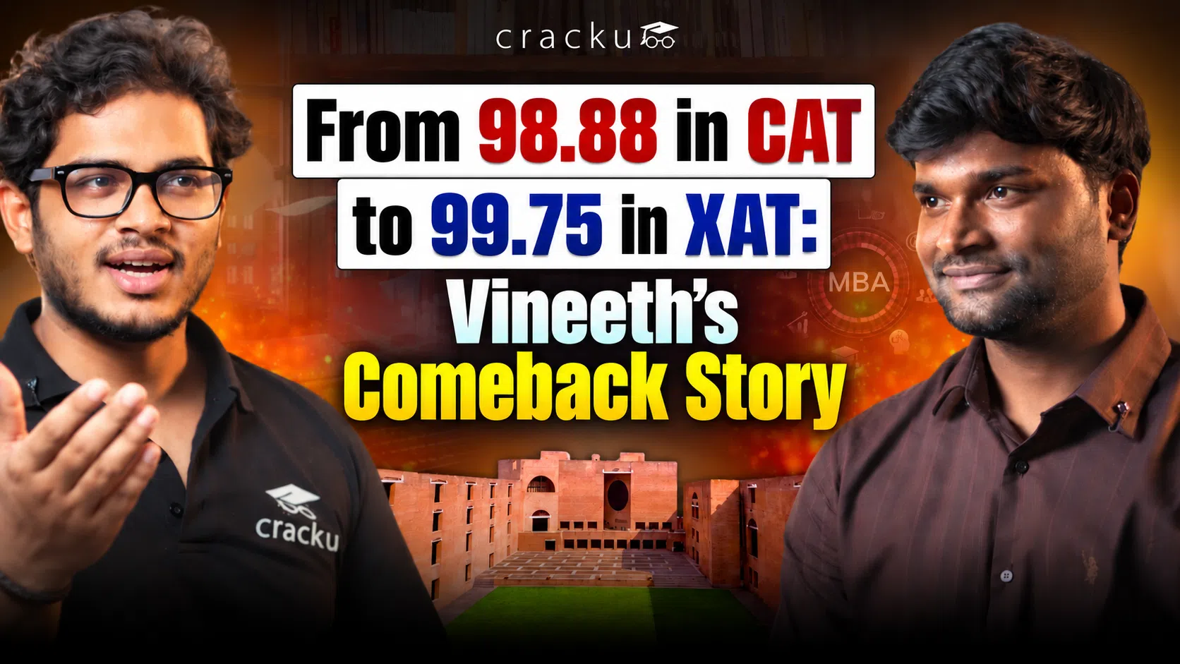 From 98.88 in CAT to 99.75 in XAT: Vineeth’s Comeback Story