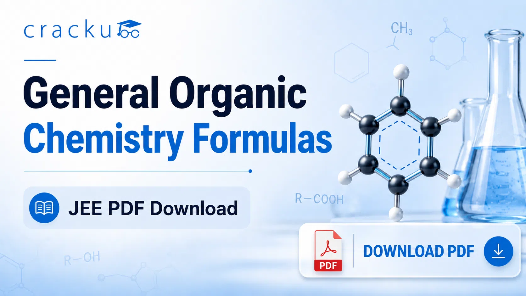 General Organic Chemistry Formulas For JEE 2027﻿, Check PDF image
