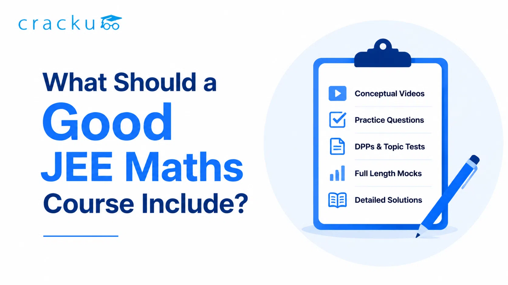 What Should a Good JEE Maths Course Include? Check Now