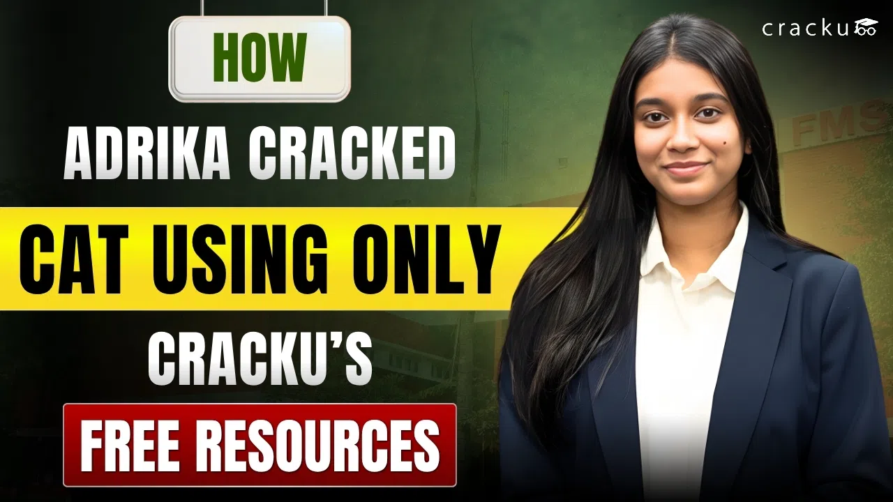 How Adrika Cracked CAT Using Only Cracku’s Free Resources
