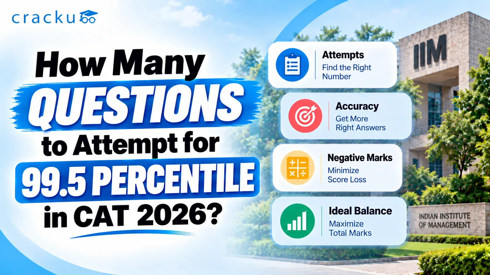 How Many Questions to Attempt for 99.5%ile in CAT 2026?