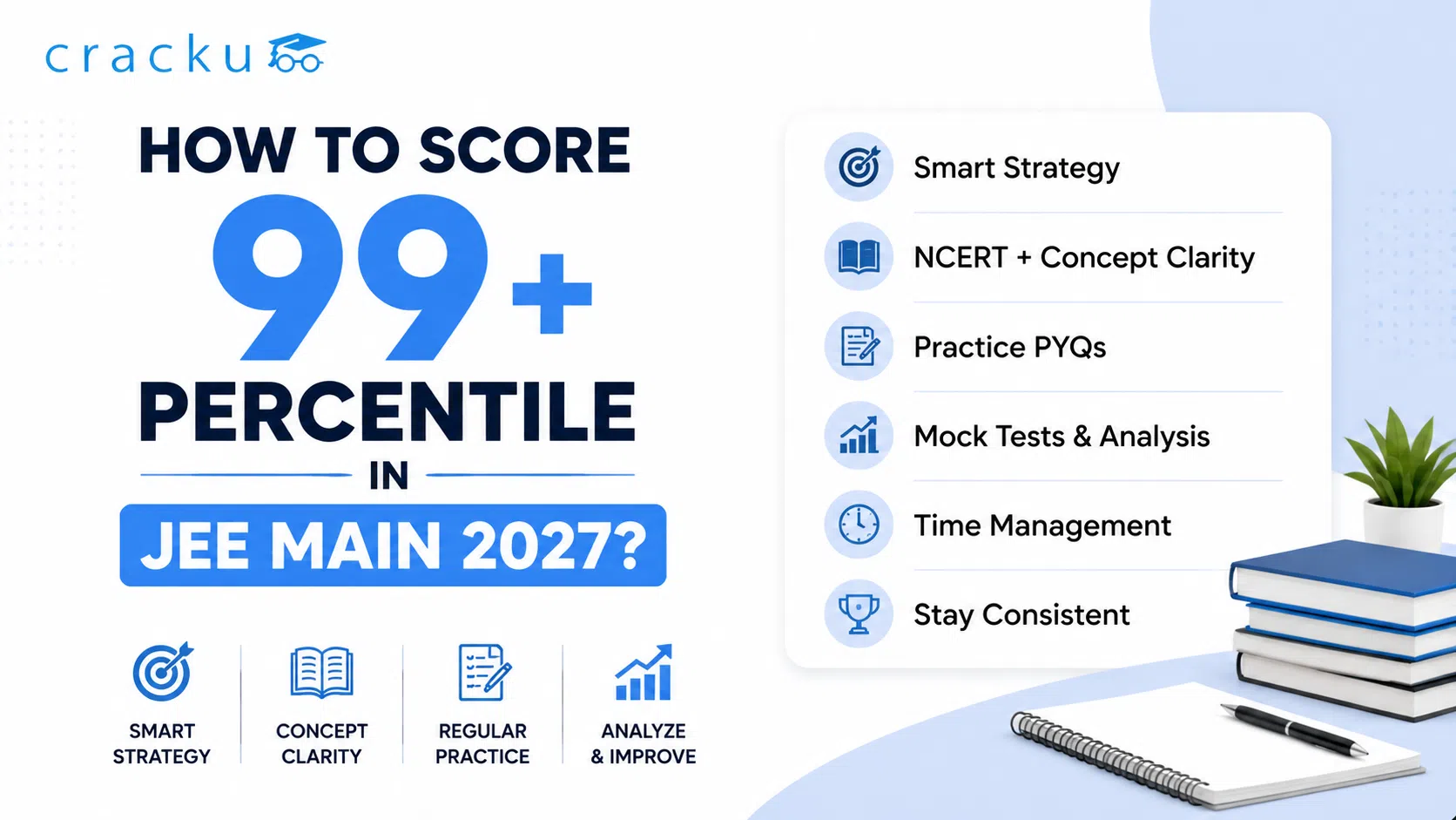 How to Score 99+ Percentile in JEE Mains 2027? Check Now
