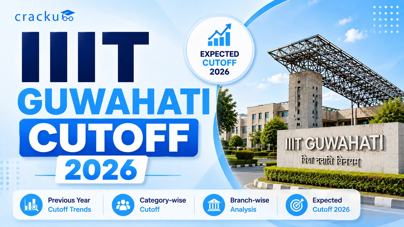 IIIT Guwahati Cutoff 2026, JEE Category wise Expected Cut-off