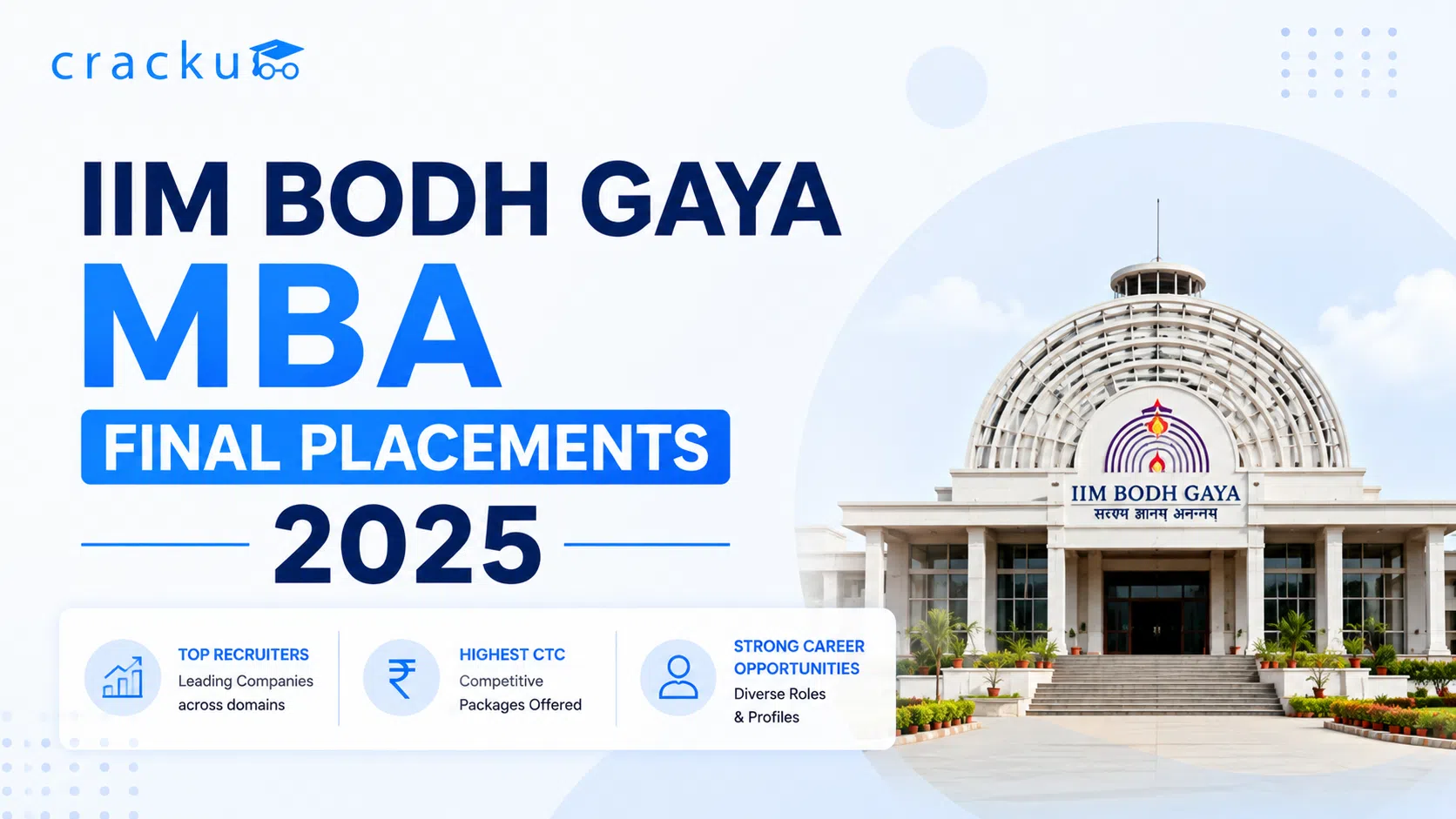 IIM Bodh Gaya MBA Final Placements 2025, Top Recruiters