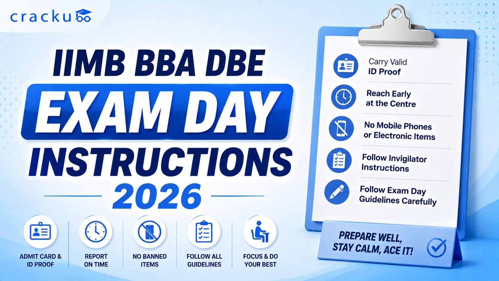 IIMB BBA DBE Exam Day Instructions 2026, Guidelines, Tips