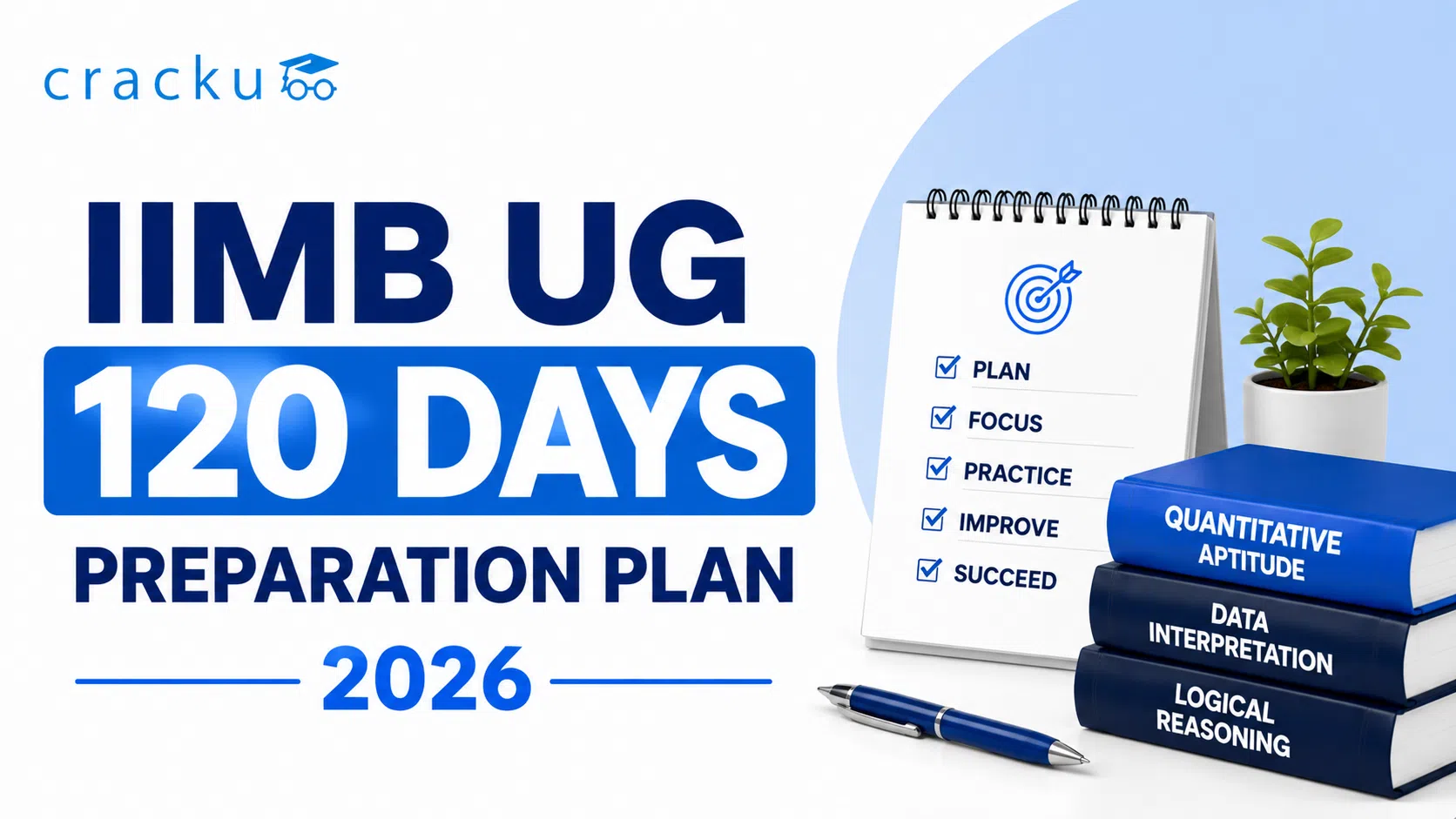 IIMB UG 120 Days Preparation Plan 2026, Section-wise Strategy