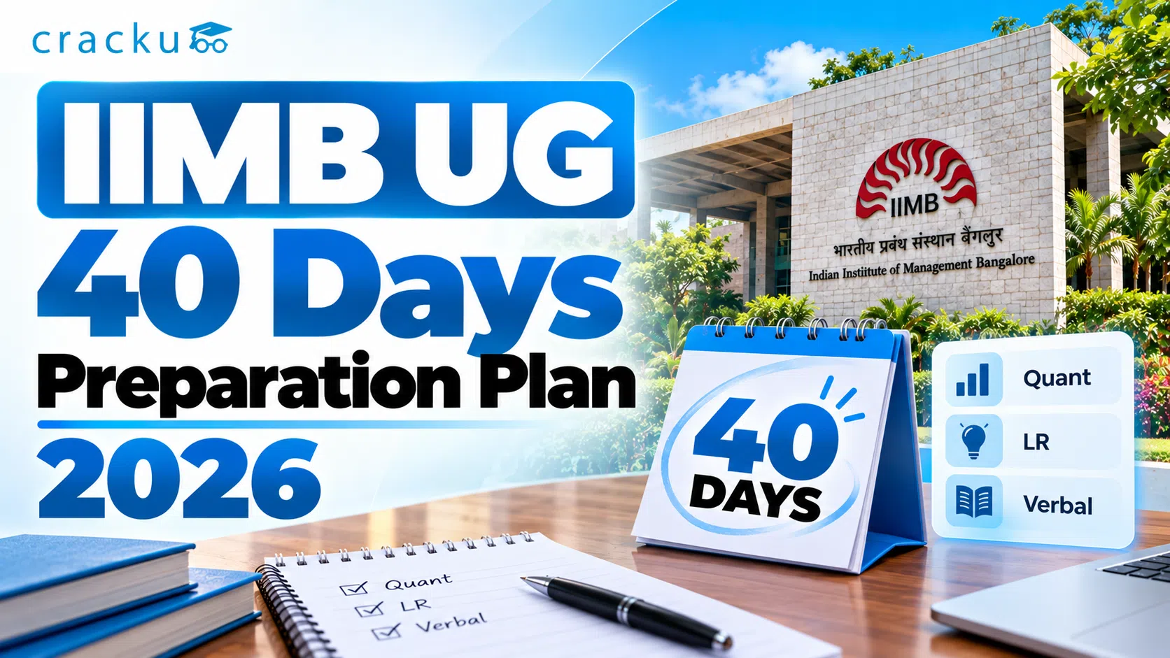 IIMB UG 40 Days Preparation Plan 2026, Section-wise Strategy
