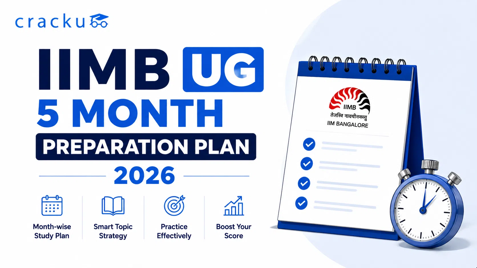 IIMB UG 5 Month Preparation Plan 2026, Section-wise Strategy