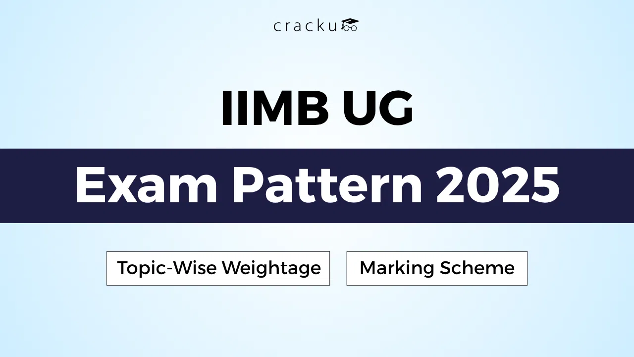 IIMB UG Exam Pattern 2025, Weightage,  Marking Scheme image