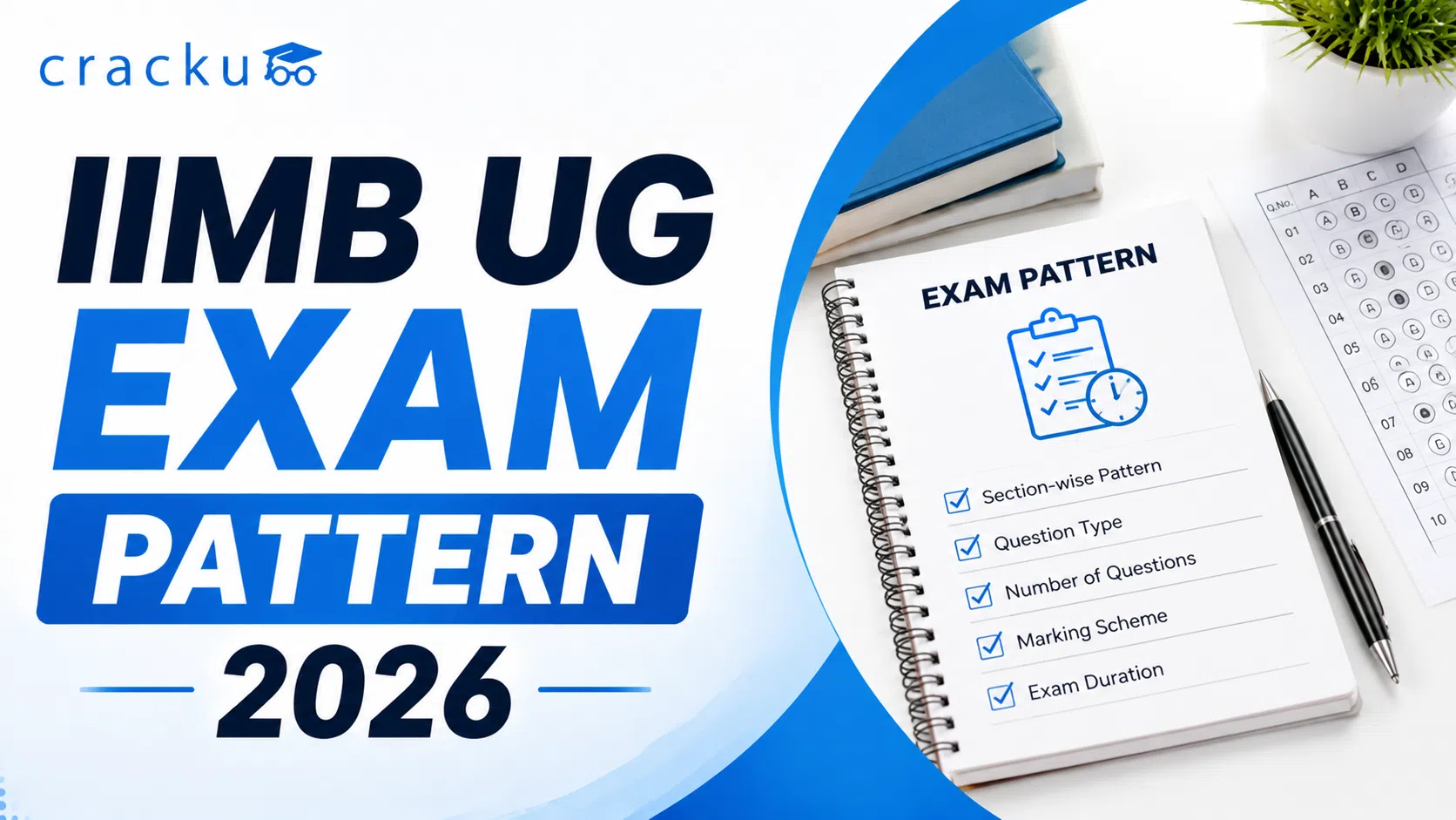 IIMB UG Exam Pattern 2026, Marking Scheme, Total Questions image