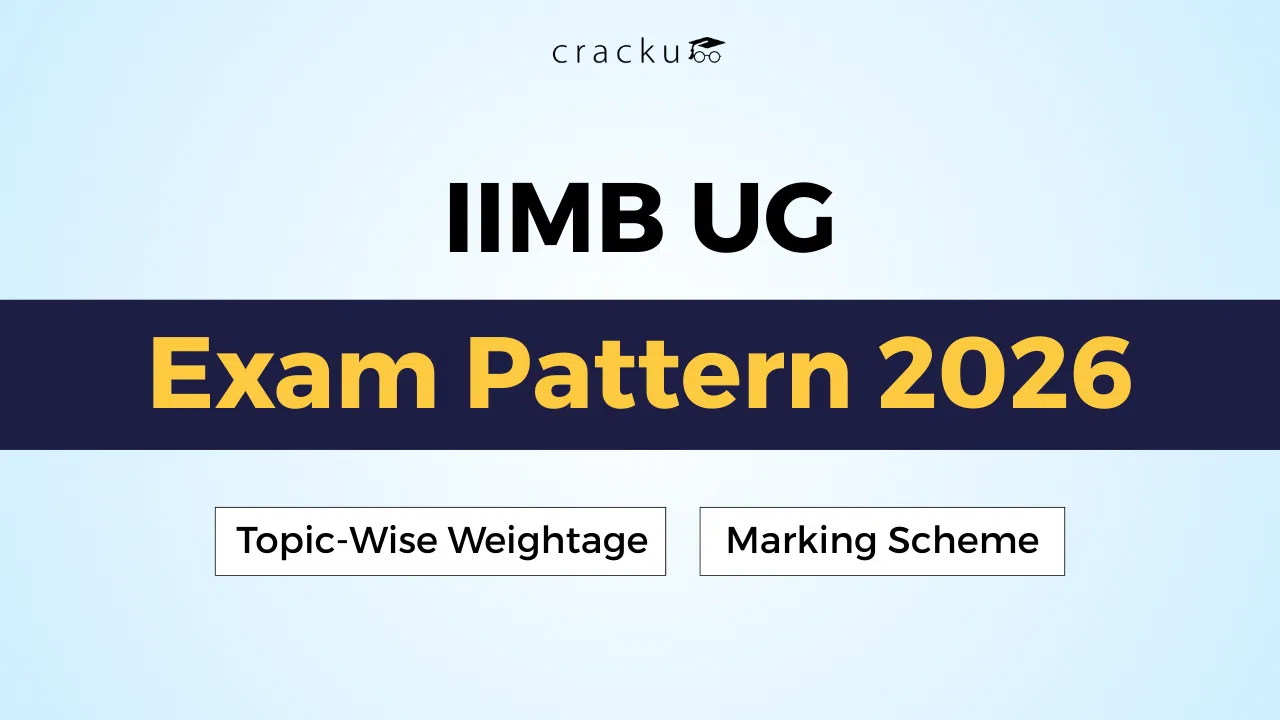 IIMB UG Exam Pattern 2026, Weightage,  Marking Scheme image
