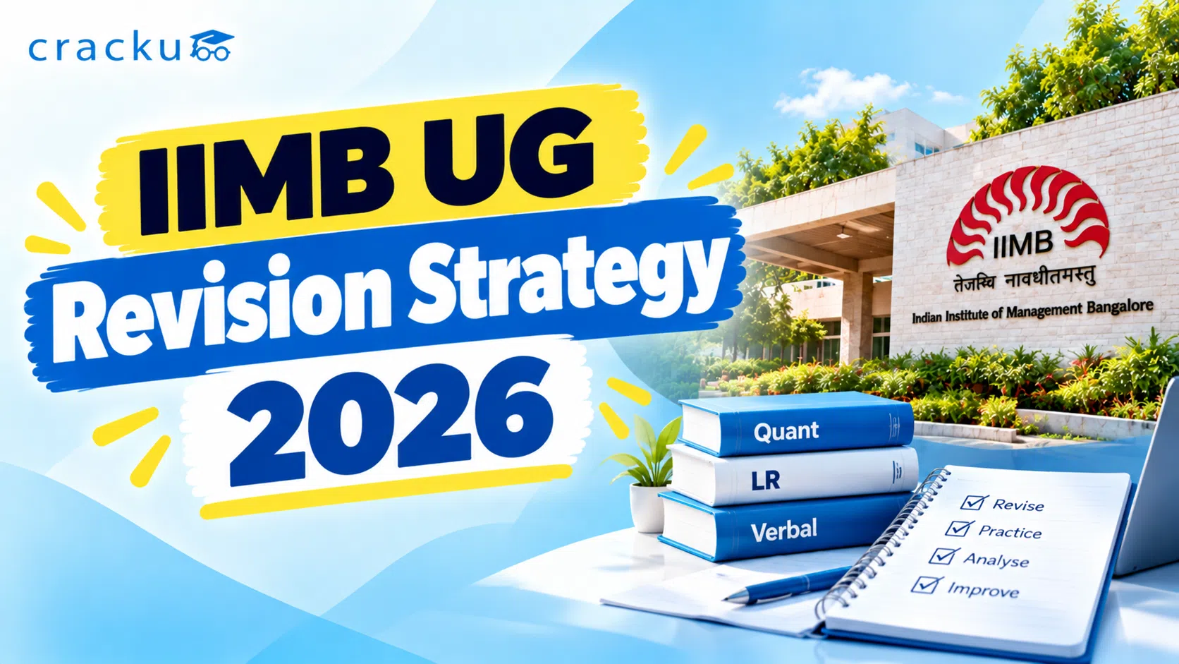 IIMB UG Revision Strategy 2026, Section-wise Revision Strategy