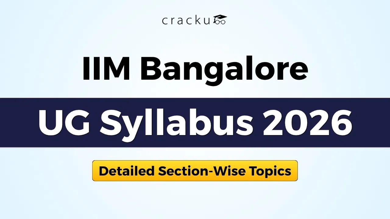 IIM Bangalore UG Syllabus 2026, Detailed Section-Wise Topics