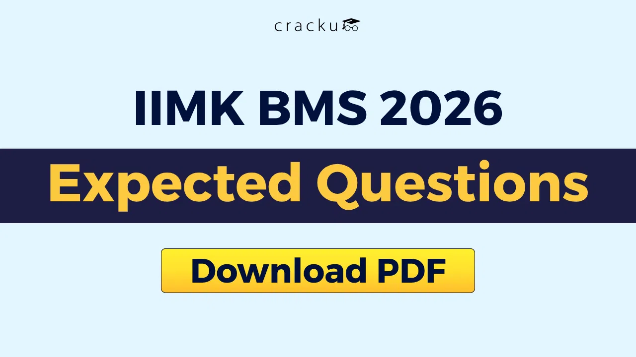 IIM Kozhikode BMS 2026 Expected Questions with Solutions PDF