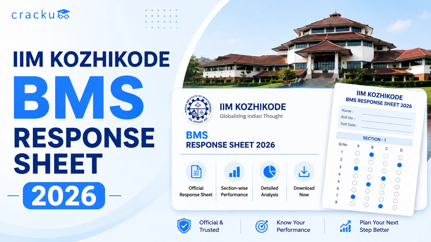 IIMK BMS Response Sheet 2026 Out, Download at @iimk.ac.in