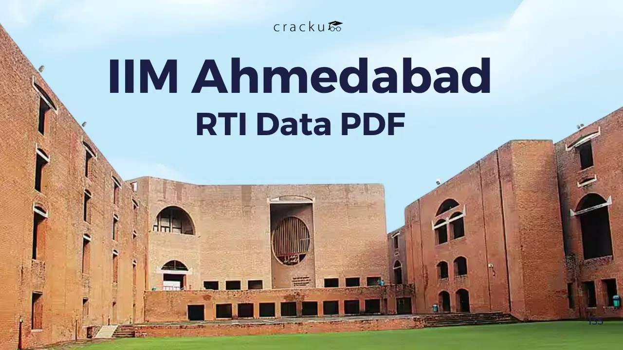 IIM Ahmedabad RTI Data 2025, Shortlist Candidates, Class Profile