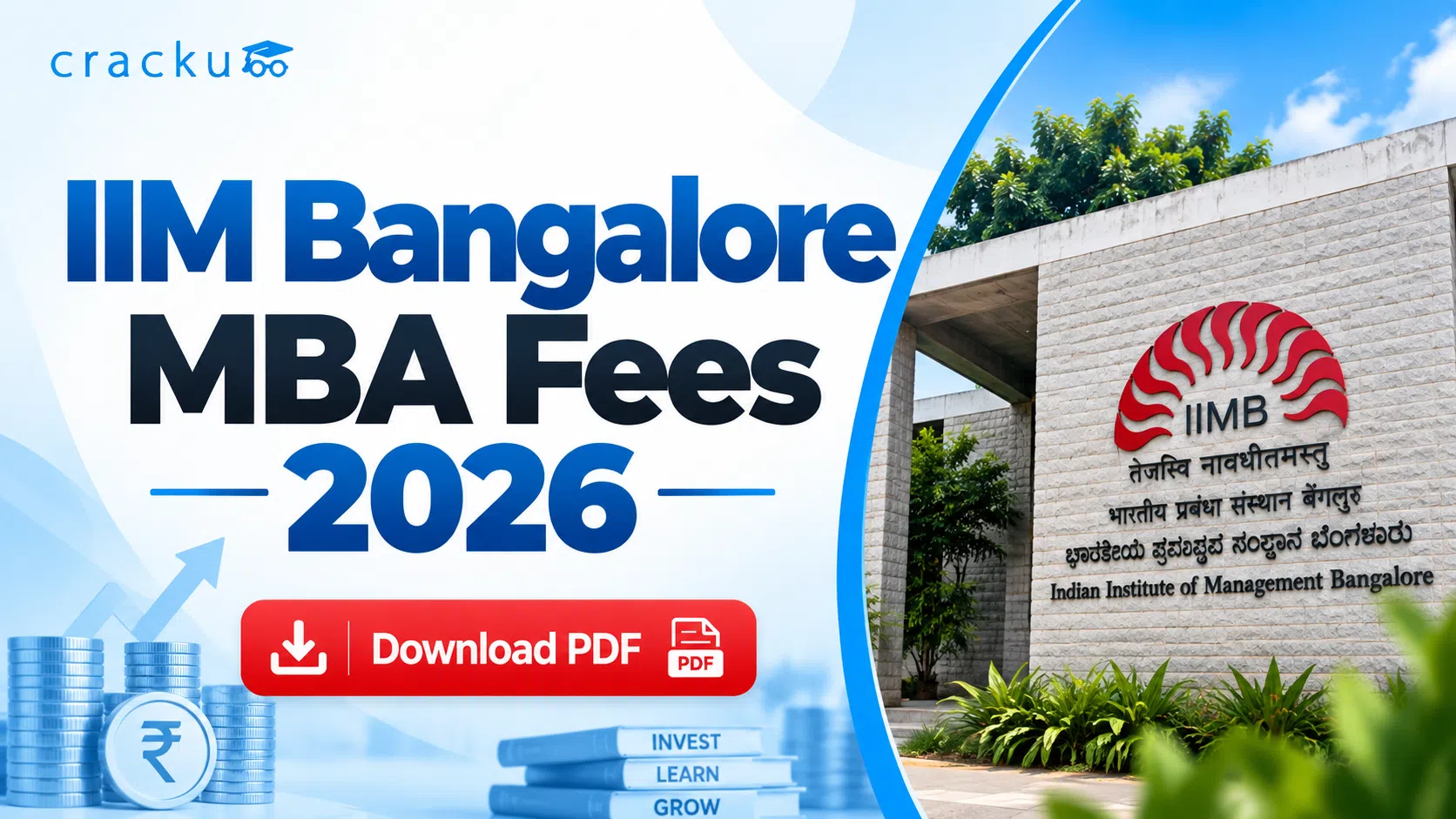 IIM Bangalore MBA Fees 2026: Scholarships, Placements & ROI image